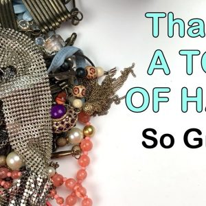 The Hair is Uncontrollable! Tangled All In The Jewelry! 28 lb Jewelry Lot 2 of 4