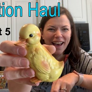 Auction Haul Part 5! Cutest Lefton Duckling Around, Plus Gratuitous Cat.
