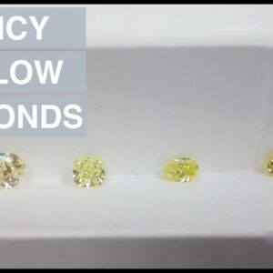Fancy Yellow Diamonds - Quick Review of Color Intensities