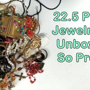 Sorting Through My 3rd Mystery Jewelry Box! 22.5 Pounds of Pretty Treasures!