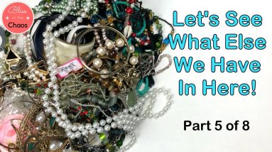 Thick Awesome Bracelets & So Much More! Opening a 32 Pound Jewelry Lot from California! Part 5 of 8