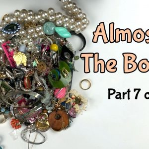 What's Near The Bottom Of This 24 Pound Jewelry Lot From Arizona? Let's Find Out! Part 7 of 8