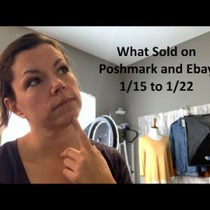 What Sold This Week on Poshmark and Ebay - Making a Profit Online!