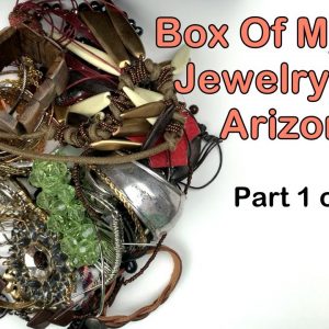 New Box of Jewelry to Unbox From Tucson Arizona! 10.5 Pounds To Open and Look Through! Part 1 of 3