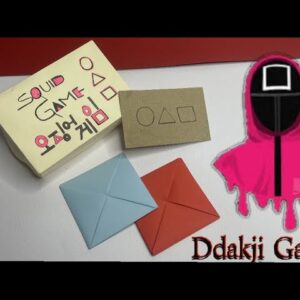 How to make Ddakji  | Squid Game | Paper flipping Game