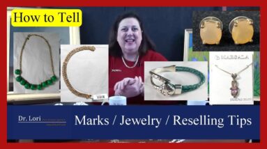 How to Find Marks, Silver Jewelry, Make Money with Reselling Tips | ThredUp Unboxing with Dr. Lori